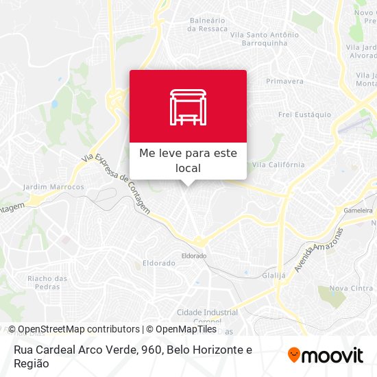Rua Cardeal Arco Verde, 960 mapa
