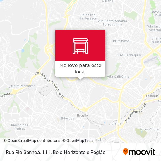 Rua Rio Sanhoá, 111 mapa