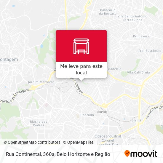 Rua Continental, 360a mapa