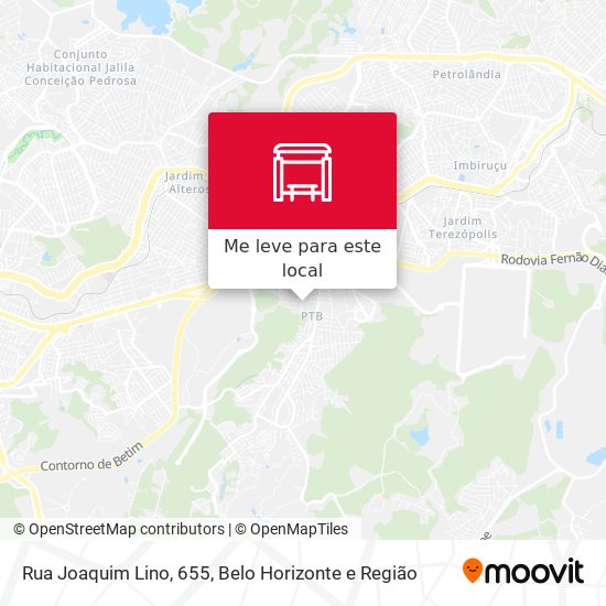 Rua Joaquim Lino, 655 mapa