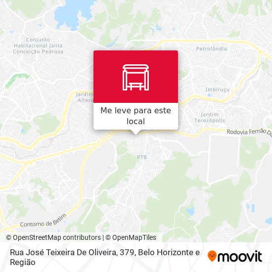 Rua José Teixeira De Oliveira, 379 mapa