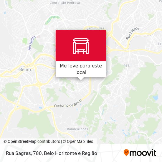 Rua Sagres, 780 mapa
