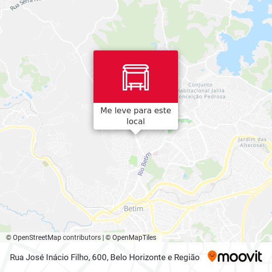 Rua José Inácio Filho, 600 mapa