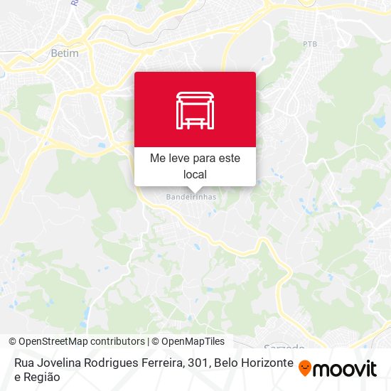 Rua Jovelina Rodrigues Ferreira, 301 mapa