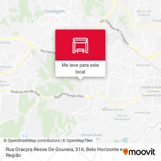 Rua Gracyra Resse De Gouveia, 316 mapa