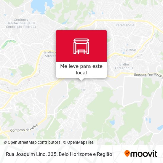 Rua Joaquim Lino, 335 mapa