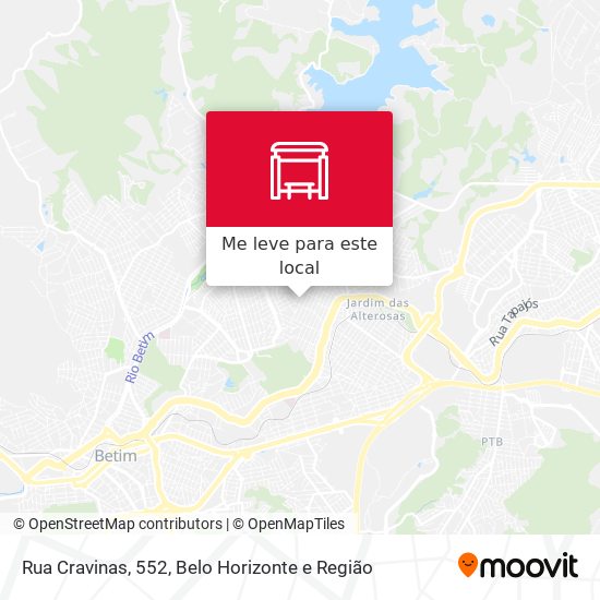 Rua Cravinas, 552 mapa