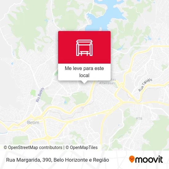 Rua Margarida, 390 mapa