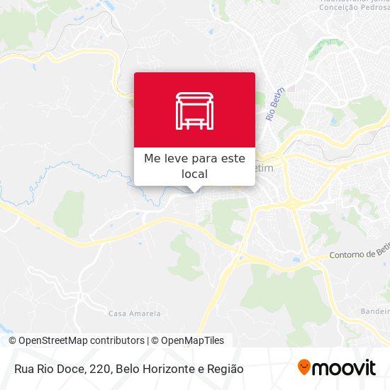 Rua Rio Doce, 220 mapa