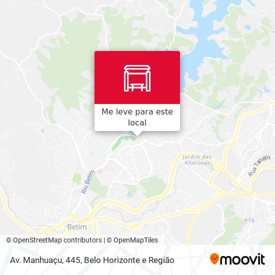 Av. Manhuaçu, 445 mapa