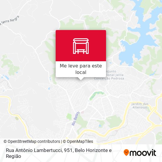 Rua Antônio Lambertucci, 951 mapa
