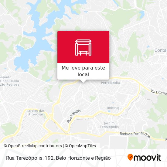 Rua Terezópolis, 192 mapa
