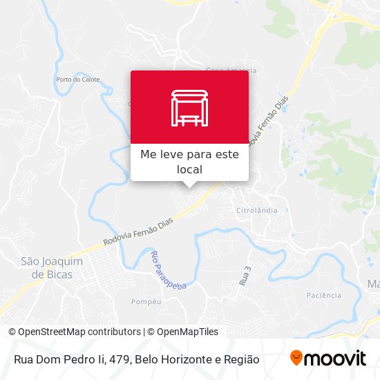 Rua Dom Pedro Ii, 479 mapa