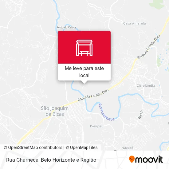 Rua Charneca mapa