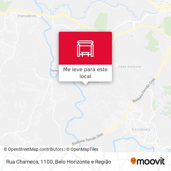 Rua Charneca, 1100 mapa