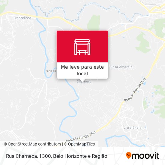 Rua Charneca, 1300 mapa