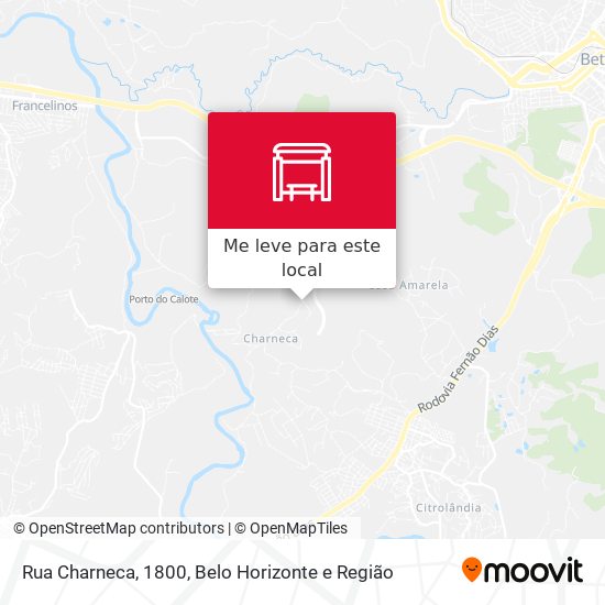 Rua Charneca, 1800 mapa