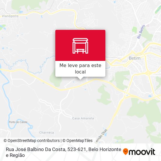 Rua José Balbino Da Costa, 523-621 mapa