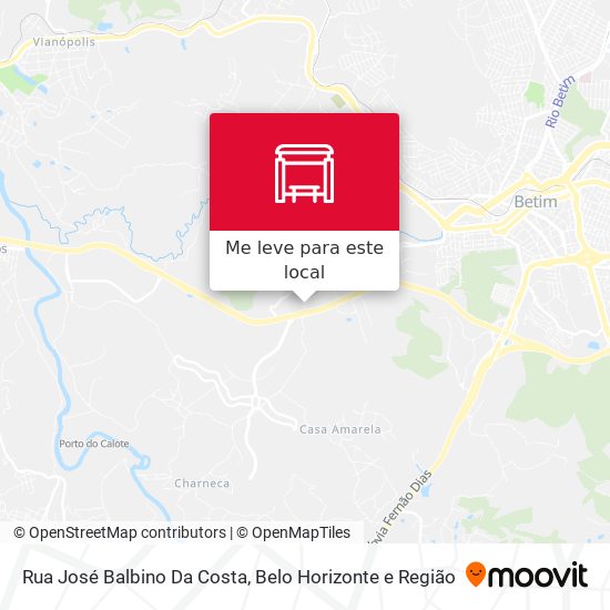 Rua José Balbino Da Costa mapa