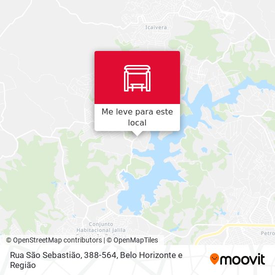 Rua São Sebastião, 388-564 mapa