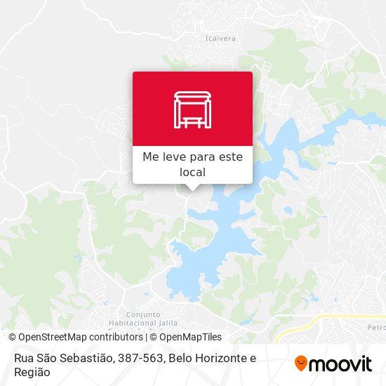 Rua São Sebastião, 387-563 mapa