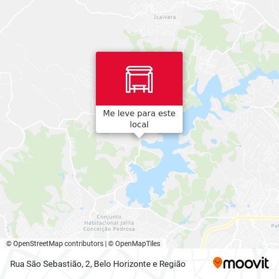 Rua São Sebastião, 2 mapa