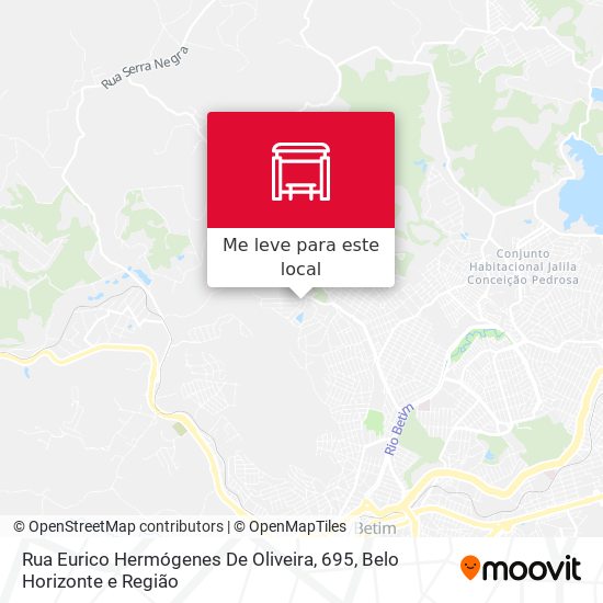 Rua Eurico Hermógenes De Oliveira, 695 mapa