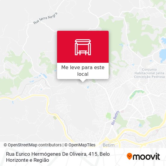 Rua Eurico Hermógenes De Oliveira, 415 mapa