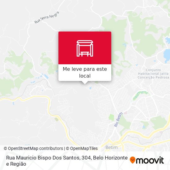 Rua Mauricio Bispo Dos Santos, 304 mapa