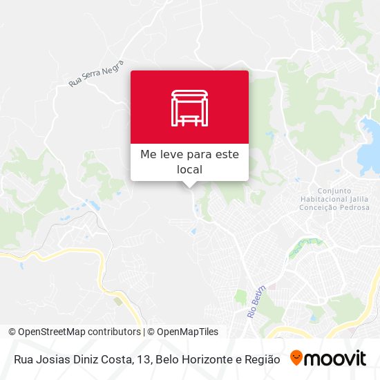 Rua Josias Diniz Costa, 13 mapa