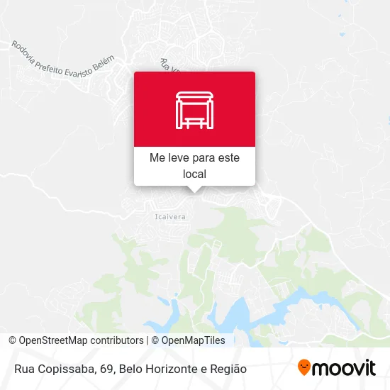 Rua Copissaba, 69 mapa