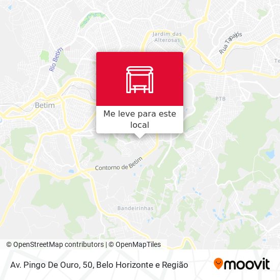 Av. Pingo De Ouro, 50 mapa