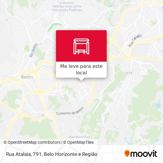 Rua Atalaia, 791 mapa