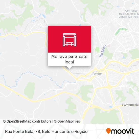Rua Fonte Bela, 78 mapa
