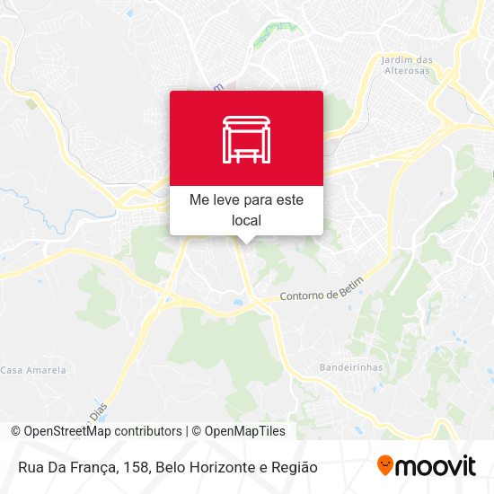 Rua Da França, 158 mapa