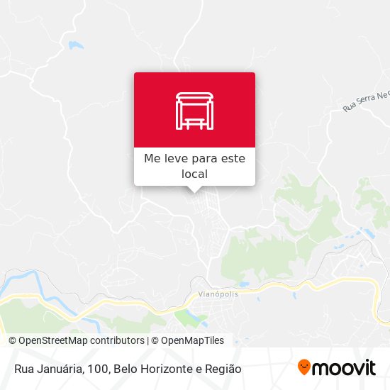 Rua Januária, 100 mapa