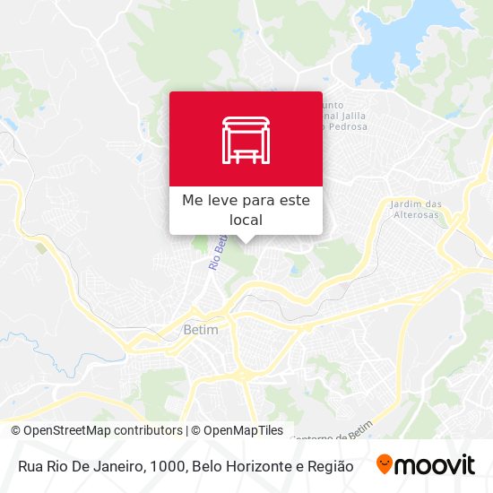 Rua Rio De Janeiro, 1000 mapa