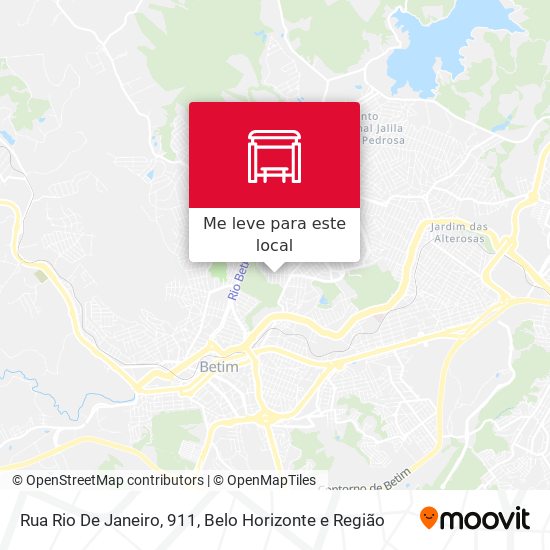 Rua Rio De Janeiro, 911 mapa