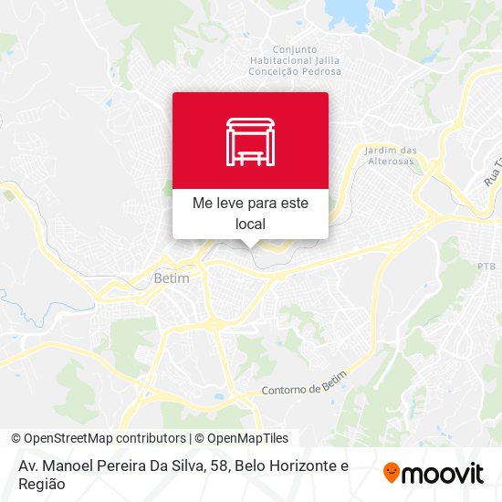 Av. Manoel Pereira Da Silva, 58 mapa