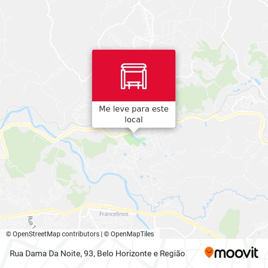 Rua Dama Da Noite, 93 mapa
