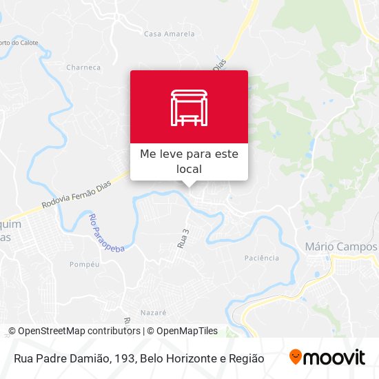 Rua Padre Damião, 193 mapa