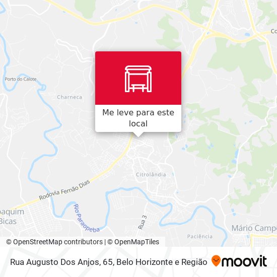 Rua Augusto Dos Anjos, 65 mapa