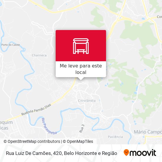 Rua Luiz De Camões, 420 mapa