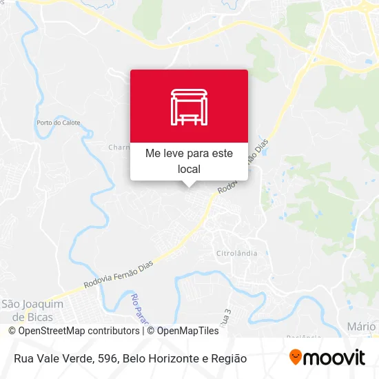 Rua Vale Verde, 596 mapa