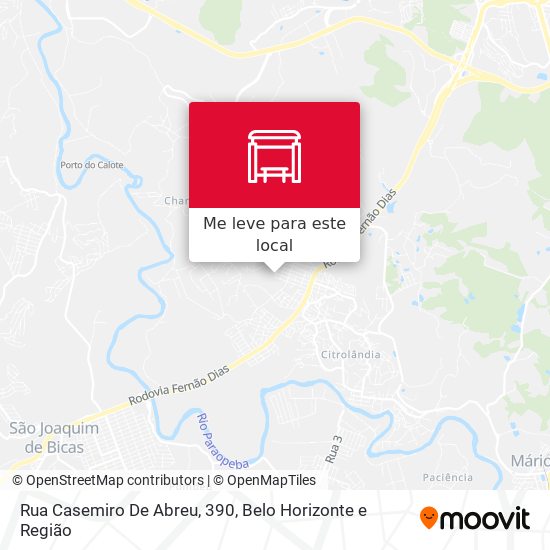 Rua Casemiro De Abreu, 390 mapa
