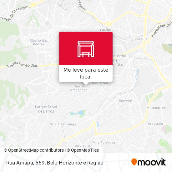 Rua Amapá, 569 mapa