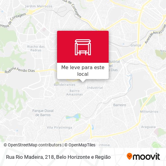 Rua Rio Madeira, 218 mapa