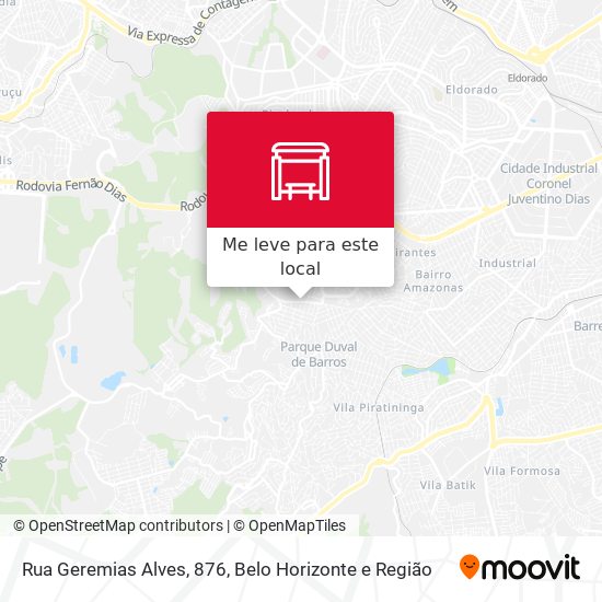 Rua Geremias Alves, 876 mapa
