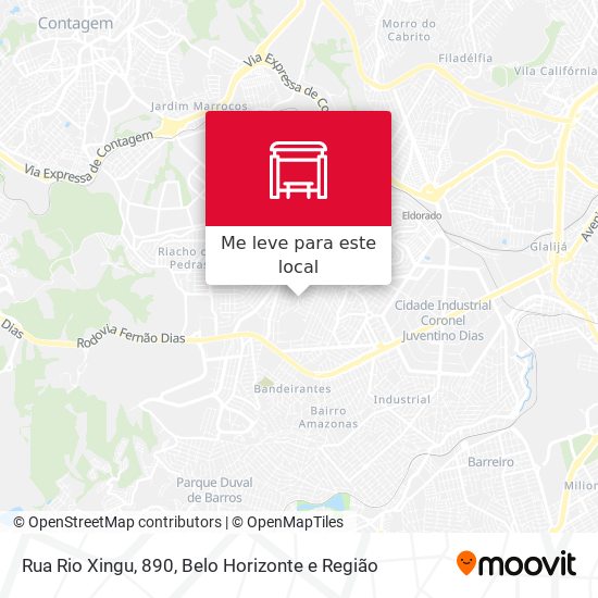 Rua Rio Xingu, 890 mapa