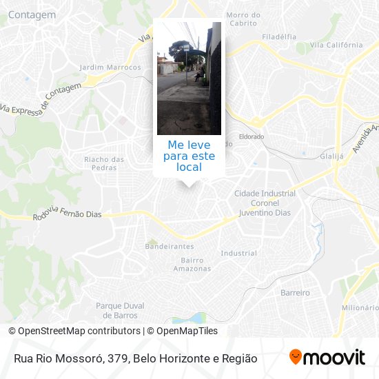 Rua Rio Mossoró, 379 mapa